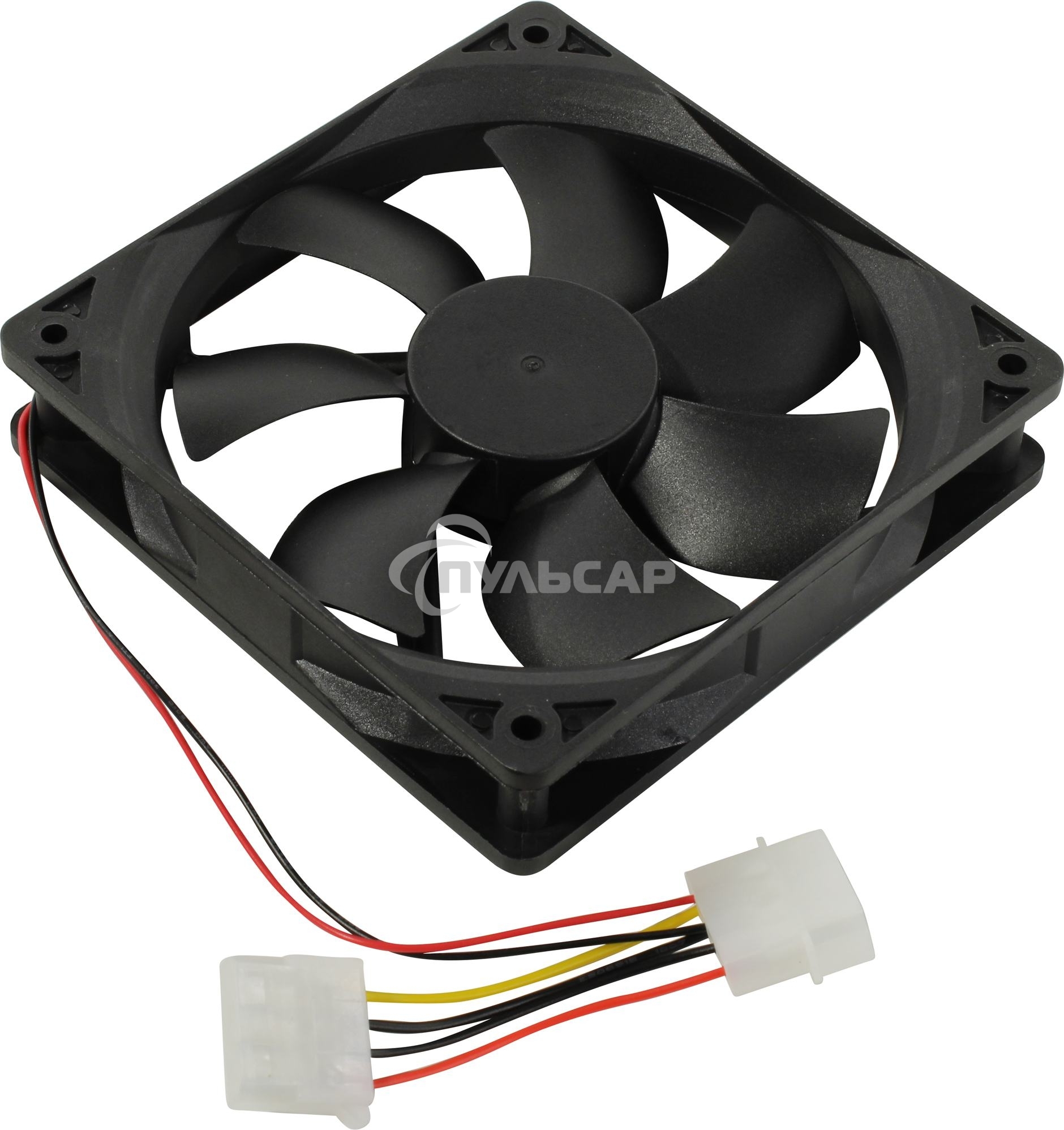 Вентилятор для корпуса 5bites FB9225S-12H4MX черный, 92 x 92 мм, 2500 об/мин, 32 дБ, 4 pin