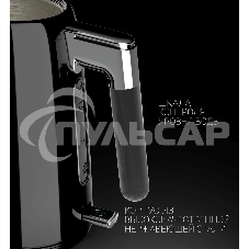 Чайник электрический Polaris PWK 1746CA Water Way Pro 1.7л. 2200Вт черный (корпус: нержавеющая сталь)