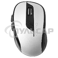 Мышь беспроводная Qumo Office Line M79 белый, 1600 dpi, радиоканал, USB, кнопки - 6 Мышь беспроводная Qumo Office Line M79 белый, 1600 dpi, радиоканал, USB, кнопки - 6