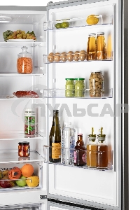 Холодильник Nordfrost NRB 164NF S серебристый двухкамерный 238/105л морозилка снизу