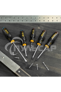 Набор отверток Denzel 5 шт., PH+SL, S2, 3к рукоятка