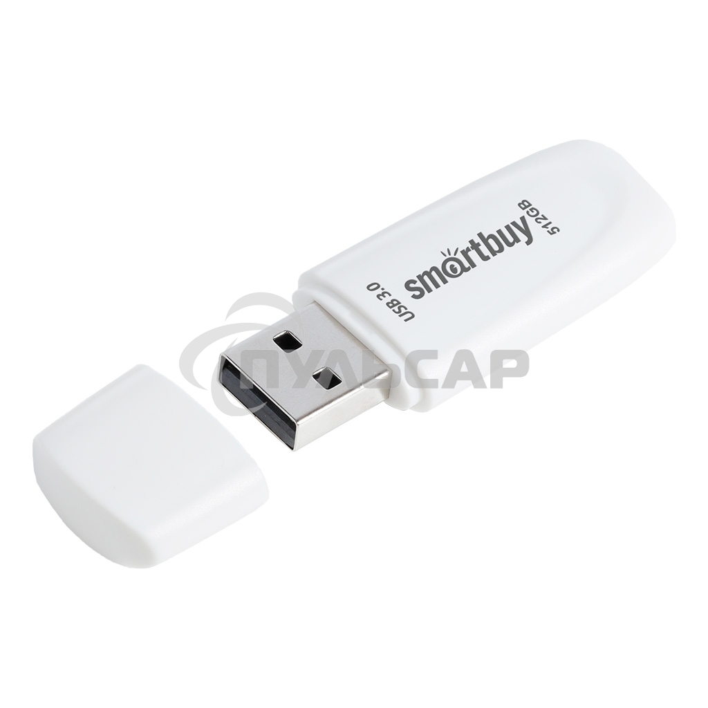 Флешка USB UFD 3.0/3.1 SmartBuy 512 Gb Scout белый (SB512 Gb3SCW)