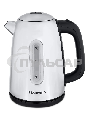 Чайник электрический Starwind SKS3210 1.7л. 2200Вт серебристый (корпус: металл)