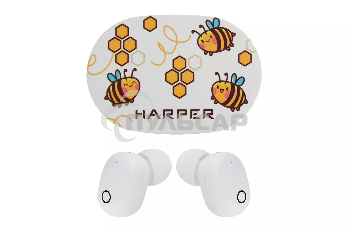 Наушники HARPER HB-534 bee (белый)