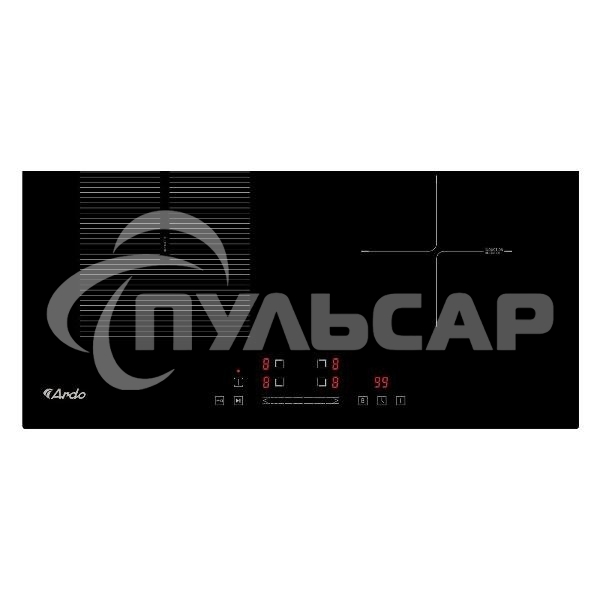 Индукционная варочная панель ARDO IM64B1FS2 черный