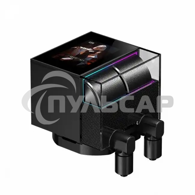 Система охлаждения Water Cooling System PCCooler DS360 Display BK (310W, 360мм, LED, Black, ARGB Pump/ Fans: 3x120мм, 90.56CFM, 39.8dBA, 2500RPM/ Pump height 65мм, 15dBA, 2600RPM, Rad thickness 27мм/ S: 1851, 1700, 1200, 115X, AM5, AM4)