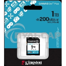 Флеш карта SDXC 1Tb Kingston SDG4/1Tb Canvas Go! Plus w/o adapter