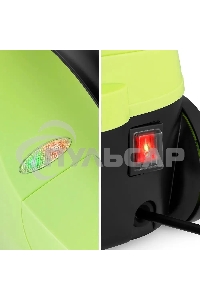 Пароочиститель напольный Kitfort КТ-9186 2000Вт салатовый/черный