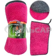 Салфетка LI-SA LS0105 из суперплотной микрофибры для сушки и полировки 32х43см, плотность 600г/м2 48871 Салфетка LI-SA LS0105 из суперплотной микрофибры для сушки и полировки 32х43см, плотность 600г/м2 48871