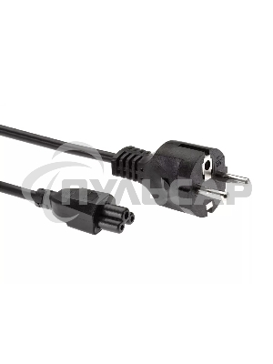 Кабель питания для ноутбуков Telecom 1.8m, 3-pin, с заземлением, 220V (Европейский стандарт)