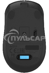 Мышь беспроводная A4Tech Fstyler FG15CS Air2 черный, 1200 dpi, радиоканал, USB, кнопки - 3