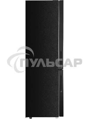 Холодильник Maunfeld MFF200NFBE черный, двухкамерный 271/106л морозилка снизу, Total NoFrost