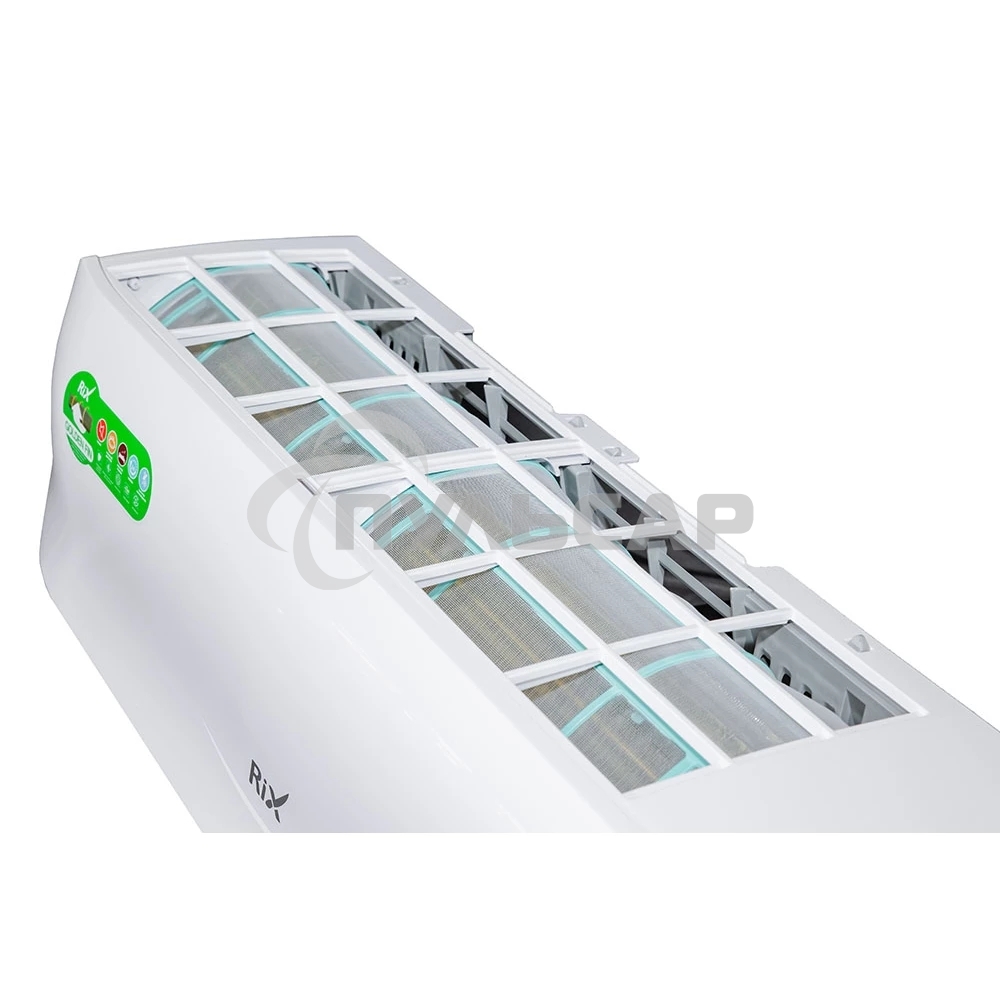 Кондиционер сплит-система настенного типа RIX LITE I/O-W12MB 12000 BTU, 32 м², 28 дБ, охлаждение, обогрев, осушение, белый