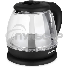 Чайник электрический Blackton Bt KT1802G черный, 1500 Вт, 1 л.