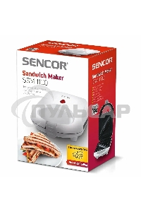 Сэндвичница Sencor SSM 1100 белый