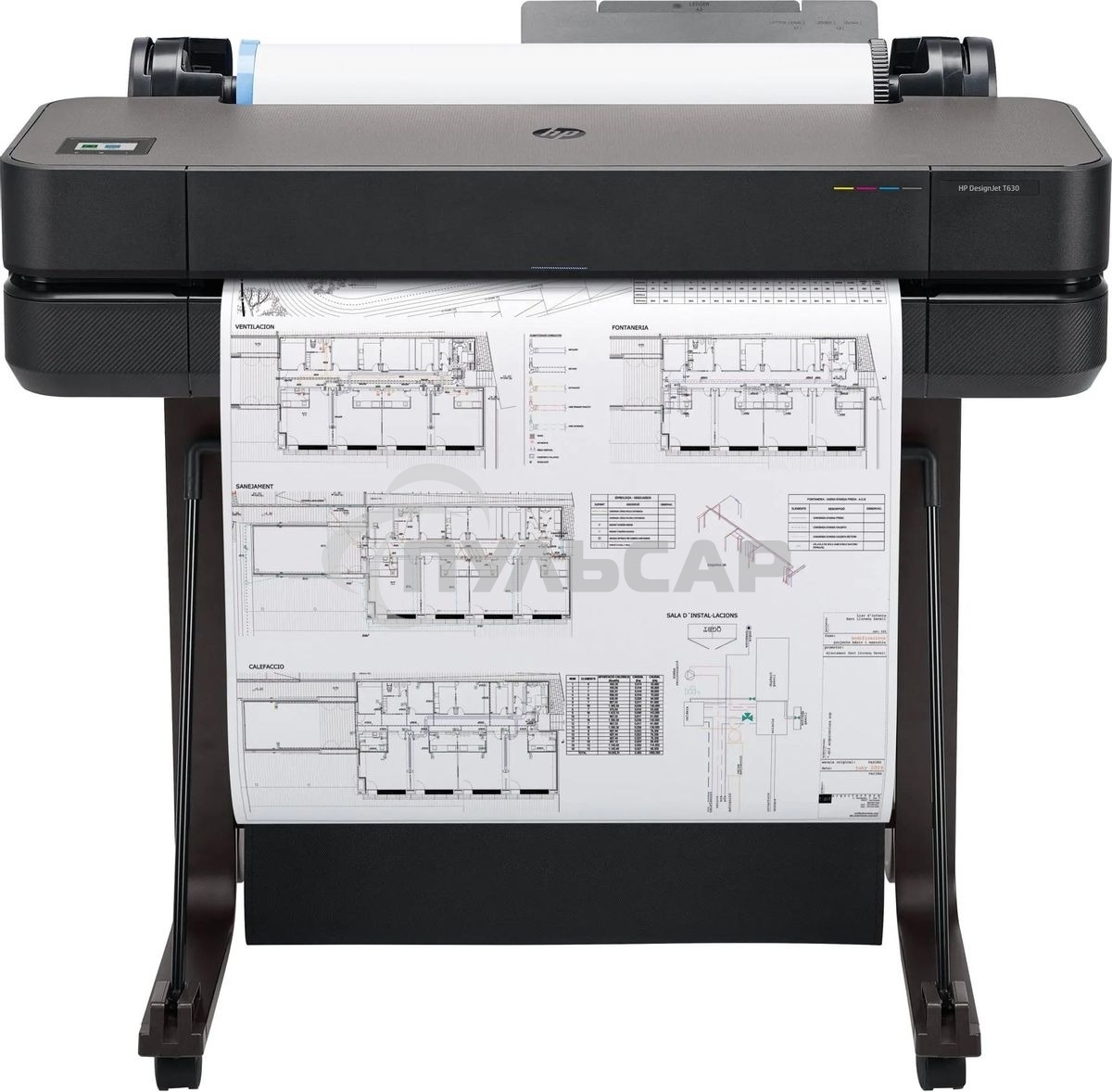 Плоттер струйный HP Designjet T630, A1, цветной, 24