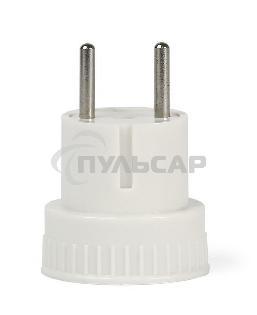 Адаптер переходник без заземления Smartbuy (SBE-06-S05-w) белый 6А 250В