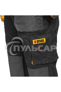 Брюки профессиональные рабочие Denzel 65% полиэстер 35% хлопок, XL