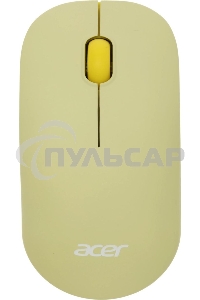 Комплект клавиатура + мышь Acer OCC205 беспроводной USB, 1200 dpi, зеленый/желтый