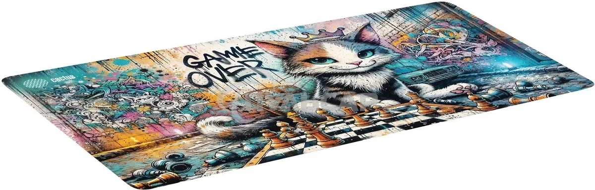 Коврик для мыши Cactus Game Over 700x400x4мм (CS-MP-COR01XLL)