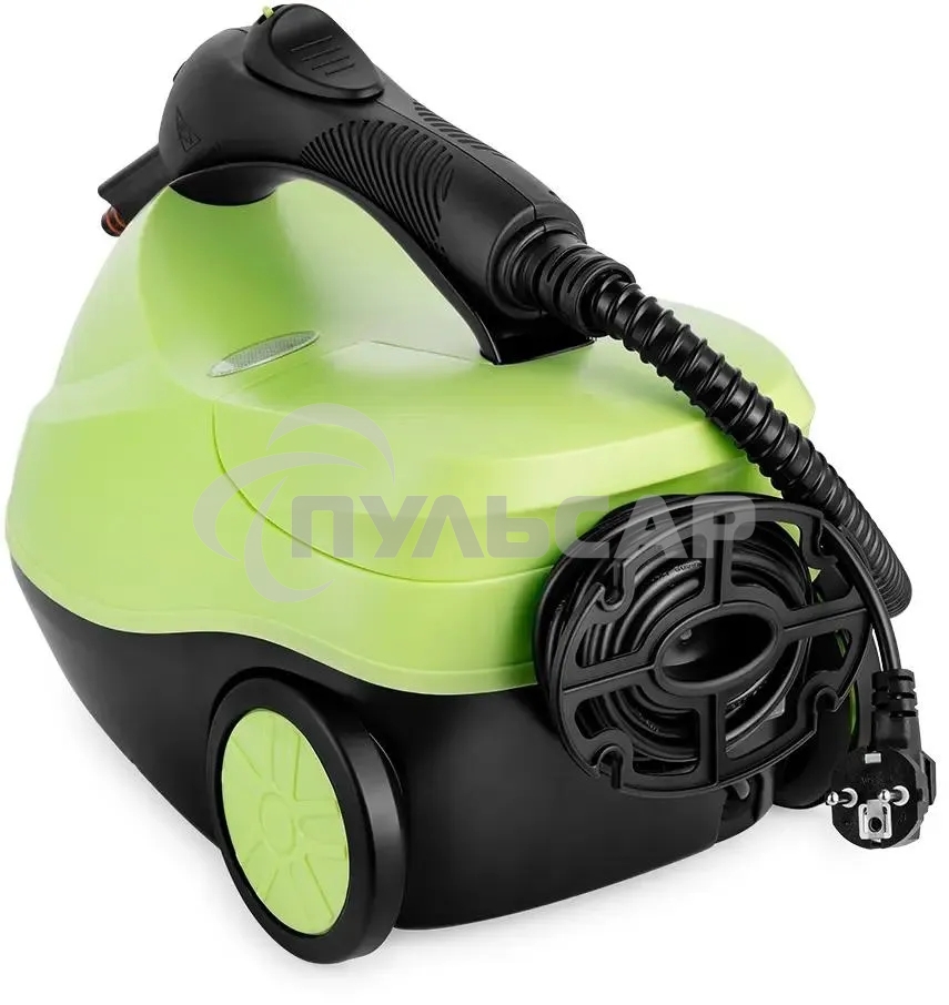 Пароочиститель напольный Kitfort КТ-9186 2000Вт салатовый/черный