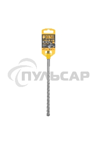 Бур по бетону Denzel цельная крестовая пластина, 10x215 мм, SDS PLUS