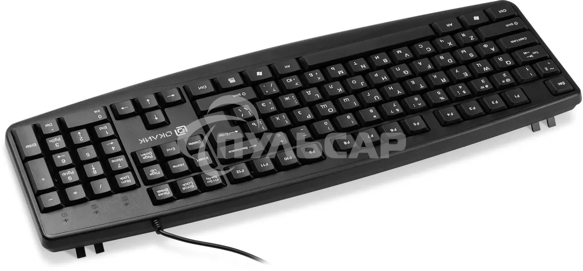 Клавиатура проводная Oklick 105M (1678092), USB, черный