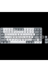 Клавиатура беспроводная механическая Satechi SM1 Slim Mechanical Backlit Bluetooth Keyboard, белый/серый ST-KSM1LT-RU