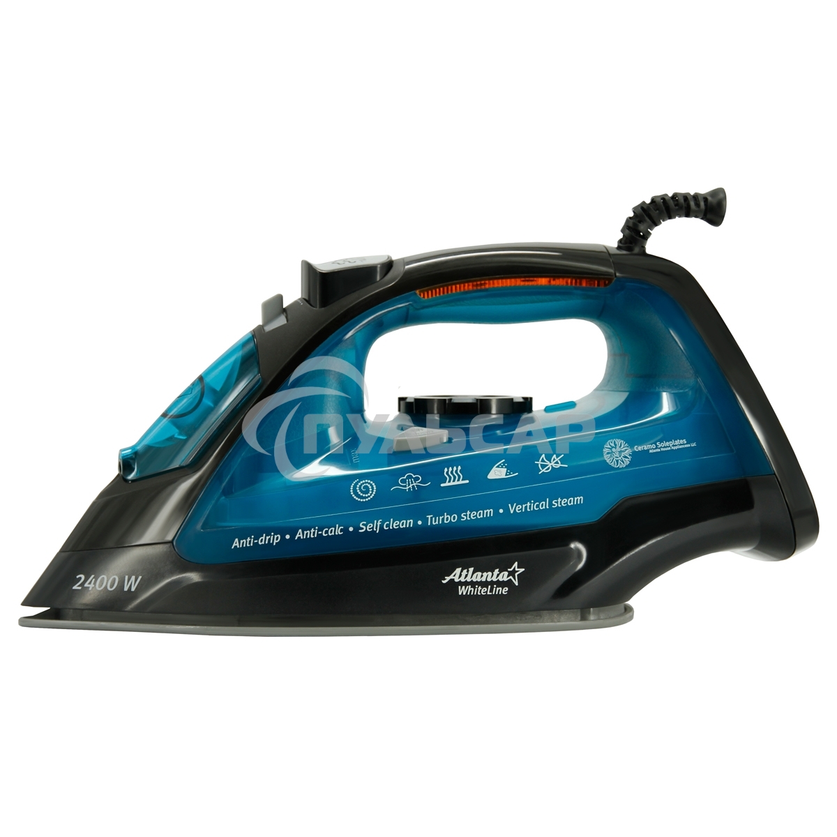 Утюг Atlanta ATH-5538 (blue)с пароувлажнением