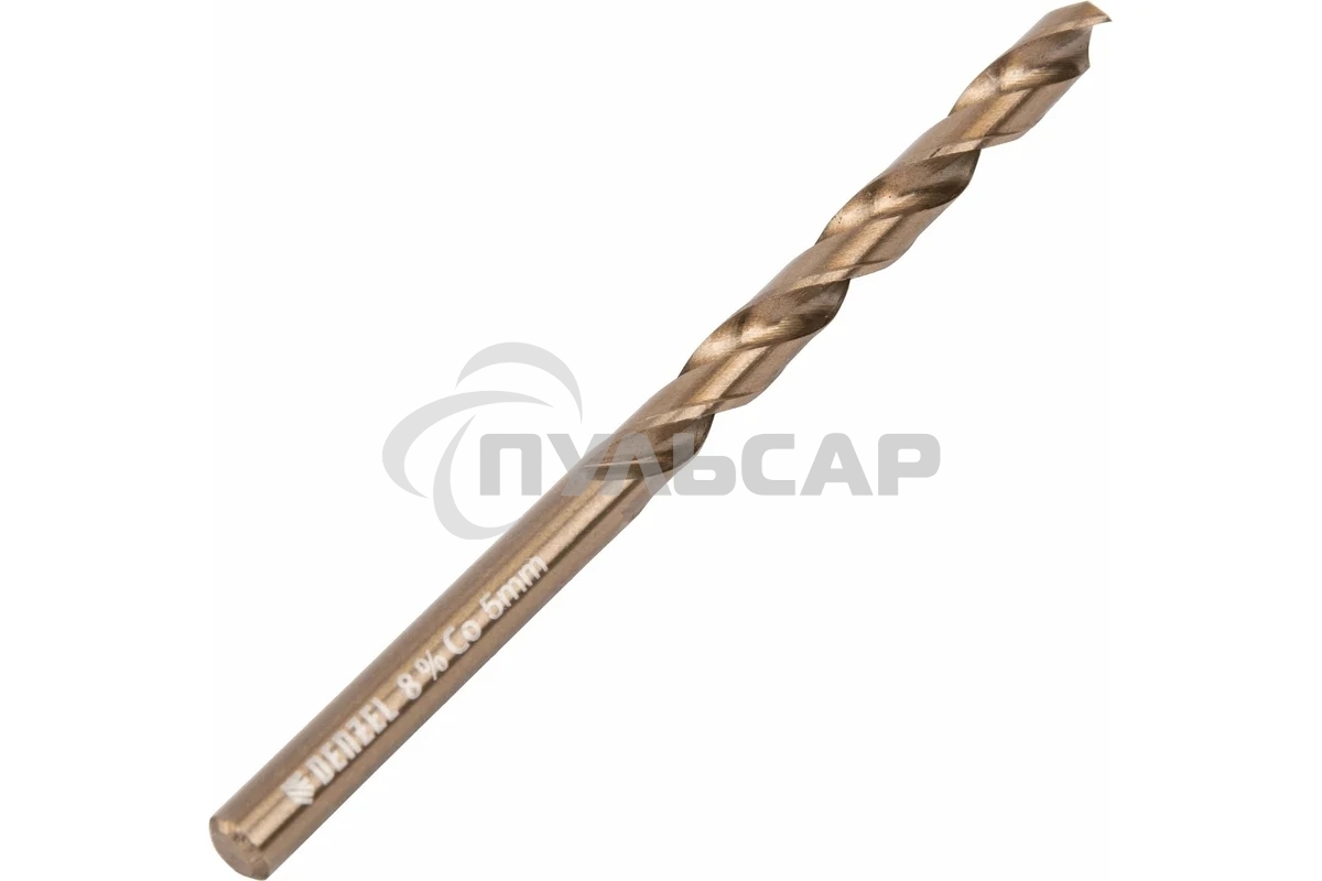 Сверло по металлу Denzel 5 мм, HSS Co-8%