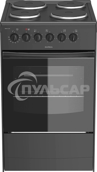 Плита электрическая Darina S EM 341 404 At антрацит/черный, конфорок 4 шт, духовка 50 л, 50 см x 85 см x 56 см