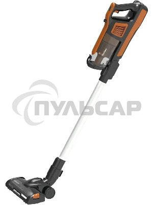 Пылесос вертикальный Blackton Bt VCA1401B оранжевый, питание от аккумулятора, 120 Вт, уборка сухая, пылесборник 0.6 л, работа от АКБ max 40 мин