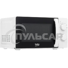 Микроволновая печь Beko SOLO MOC20100W1 белый, 20 л, 700 Вт, переключатели - поворотный механизм