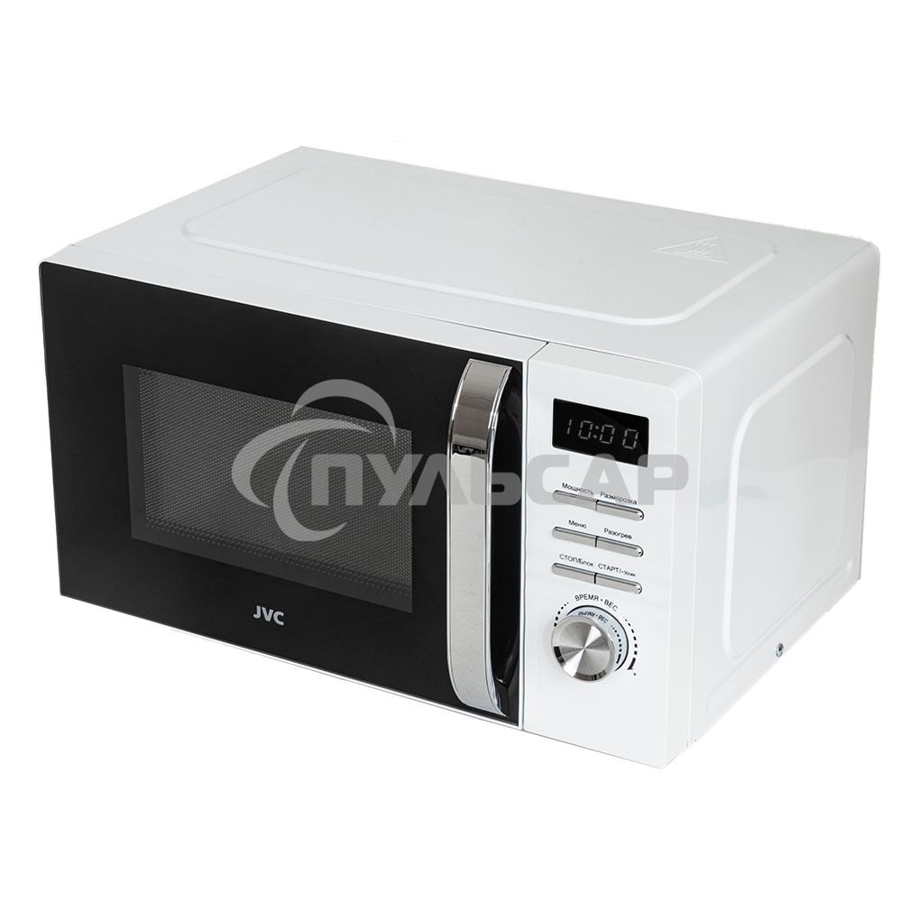 Микроволновая печь JVC JK-MW260D белый, 20 л, 700 Вт, переключатели - кнопки/поворотный механизм