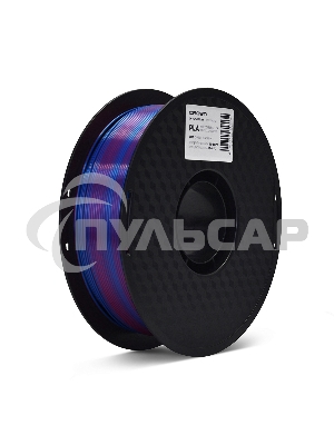 Филамент Crown Micro CM-FILPLASD012BR PLA Silk двойной 1.75 1кг синий-красный