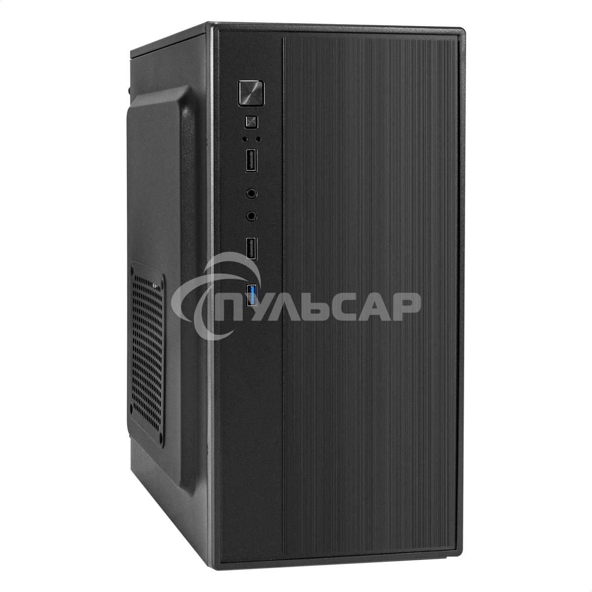 Компьютерный корпус Minitower ExeGate BAA-408U-AAA450 (mATX, БП AAA450 с вент. 8см, 2*USB/1*USB 3.0, HD Audio, черный)