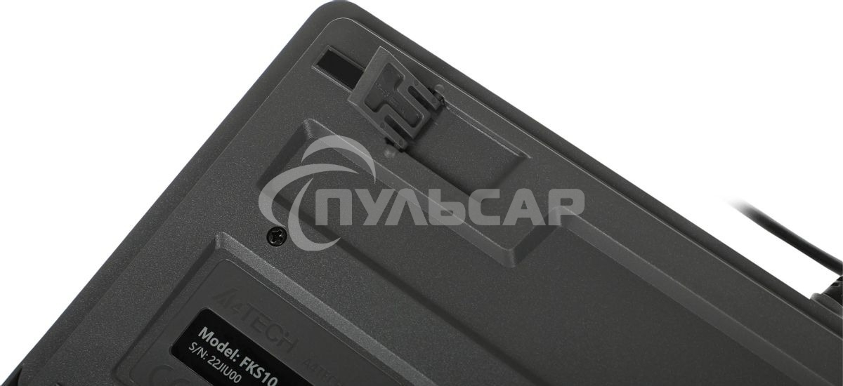 Клавиатура проводная A4Tech Fstyler FKS10, USB, черный/серый