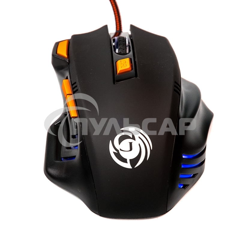 Мышь проводная Dialog Gan-Kata MGK-14U черный, 2400 dpi, USB, кнопки - 7