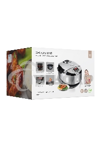 Мультиварка Galaxy Line GL 2648, серый, индукционная, объем 4 л, 1350 Вт, 11 программм