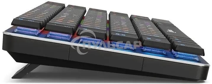 Клавиатура проводная Oklick K615X (1934413), USB, серый + серебристый