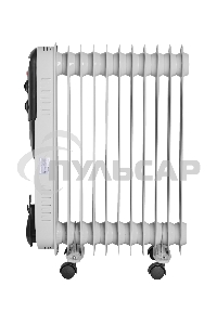 Обогреватель масляный EUROLUX ОМПТ-EU-12Н (12 секций) белый, 2500 Вт, 30 м2, термостат 67/3/20