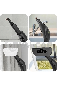 Пароочиститель напольный Kitfort КТ-9186 2000Вт салатовый/черный