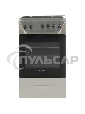 Плита комбинированная Darina 1D1 КМ 241 311 X нержавеющая сталь/черный, конфорок 4 шт, духовка 50 л, 50 см x 85 см x 60 см