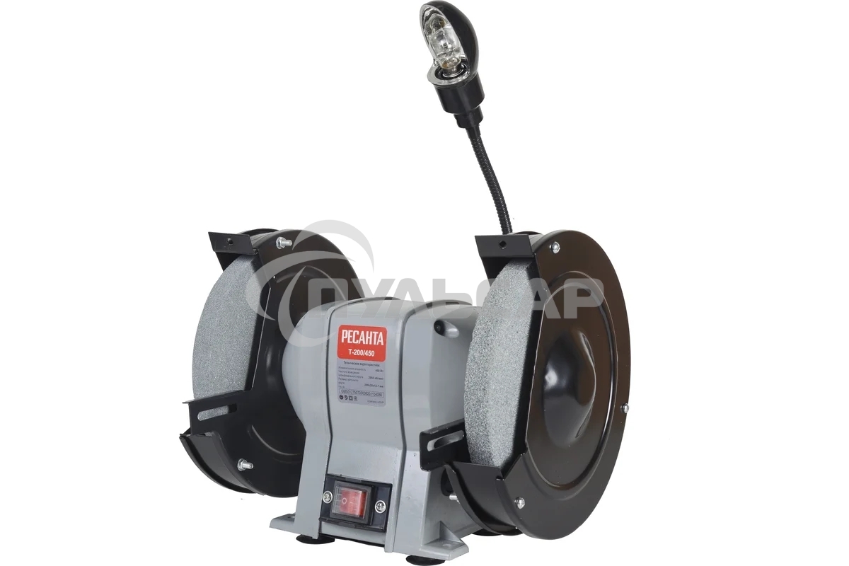 Электроточило Ресанта Т-200/450 450Вт 2950об/мин d=200мм t=20мм