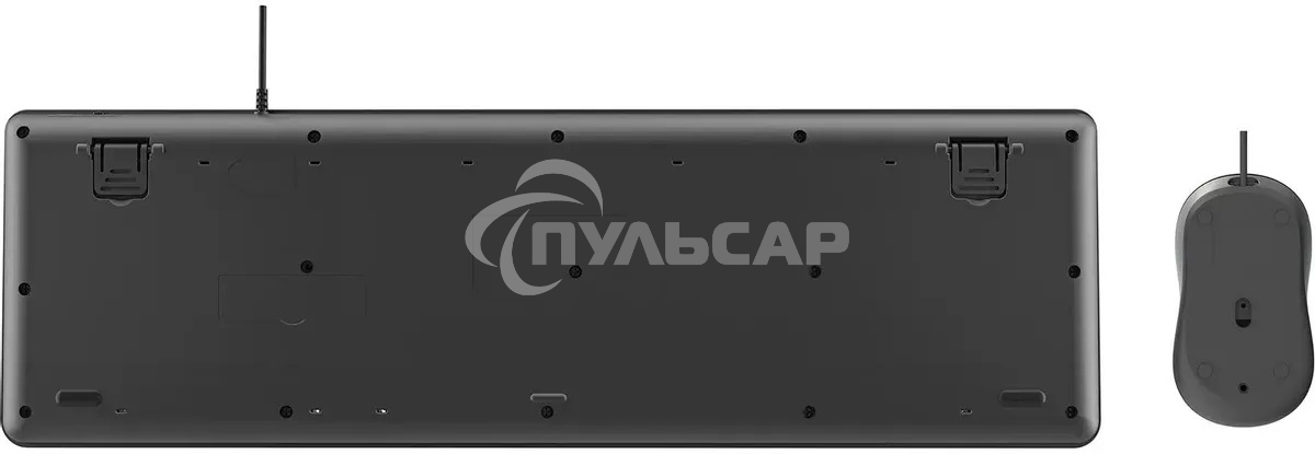 Комплект клавиатура+мышь Оклик S605 проводной USB 1800 DPI черный