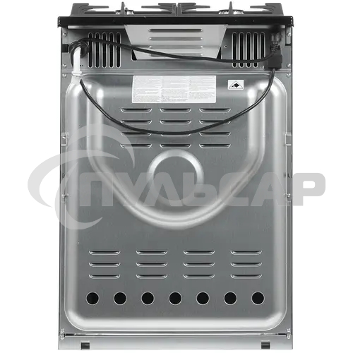 Плита комбинированная Gefest ПГЭ 6502-03 0044 черный, конфорок 4 газовых, духовка 55 л, 60 см x 85 см x 60 см