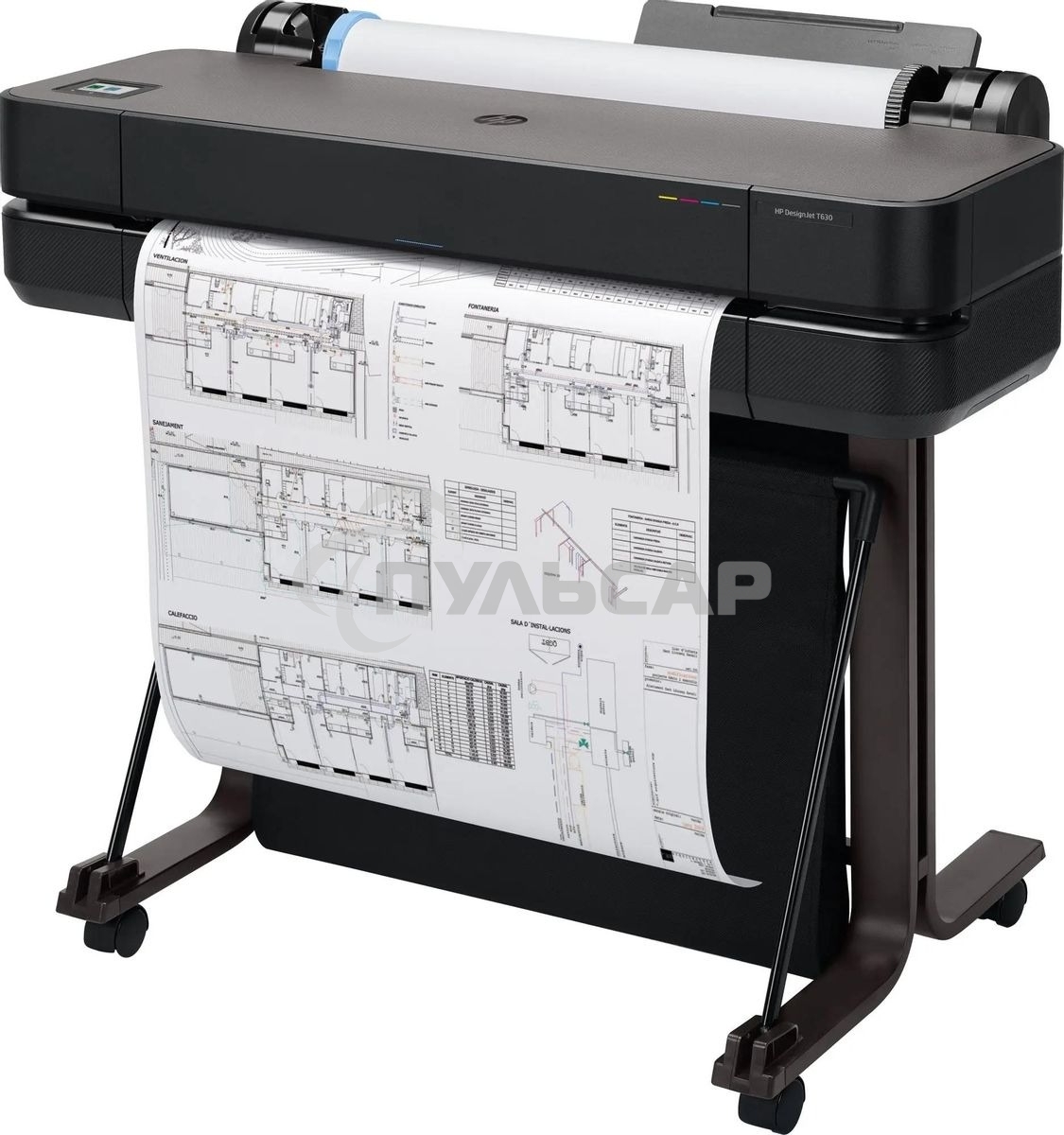 Плоттер струйный HP Designjet T630, A1, цветной, 24