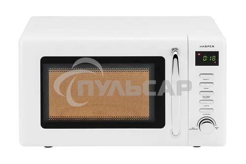 Микроволновая печь Harper HMW-20ST02 белый, 20 л, 700 Вт, переключатели - кнопки/поворотный механизм