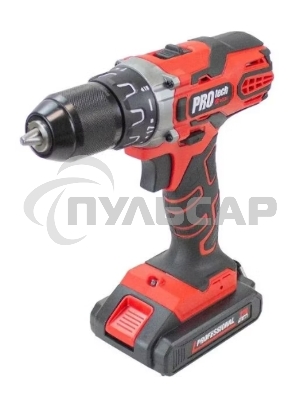 Дрель-шуруповерт Edon PROtech PRO-21L2K, Аккумуляторная, 21В, 1 АКБ, Кейс