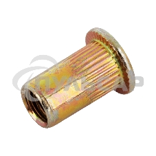 Заклепки резьбовые Denzel стальные, оцинкованные, М5, пластиковый кейс, 100 шт.